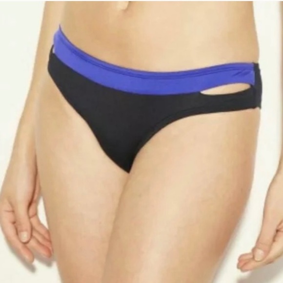 SHADE & SHORE Mauve Ribbed Side Tie Hipster Bikini Bottoms Mix & Match NWT - Picture 15 of 16